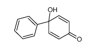 4-hydroxy-4-phenyl-2,5-Cyclohexadien-1-one结构式