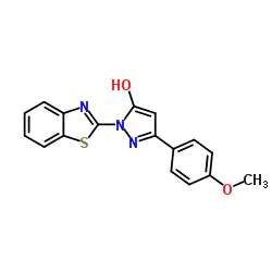 1-(1,3-Benzothiazol-2-yl)-3-(4-methoxyphenyl)-1H-pyrazol-5-ol Structure