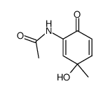 N-(3-hydroxy-3-methyl-6-oxocyclohexa-1,4-dienyl)acetamide结构式