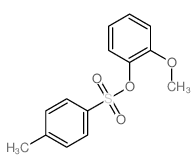 1-(2-methoxyphenoxy)sulfonyl-4-methyl-benzene Structure