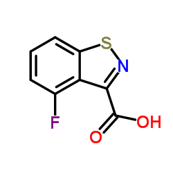 4-Fluoro-1,2-benzothiazole-3-carboxylic acid Structure