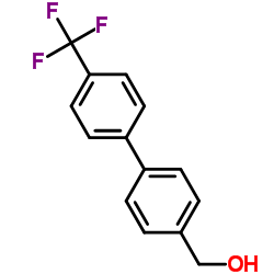 (4'-Trifluoromethylbiphenyl-4-yl)methanol structure
