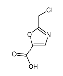 2-(chloromethyl)-1,3-oxazole-5-carboxylic acid Structure