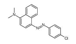 4-[(4-chlorophenyl)diazenyl]-N,N-dimethylnaphthalen-1-amine结构式