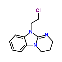 10-(2-Chloroethyl)-2,3,4,10-tetrahydropyrimido[1,2-a]benzimidazole Structure