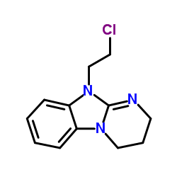 10-(2-Chloroethyl)-2,3,4,10-tetrahydropyrimido[1,2-a]benzimidazole结构式