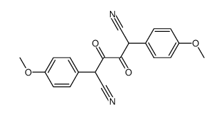 2,5-bis-(4-methoxy-phenyl)-3,4-dioxo-adiponitrile结构式