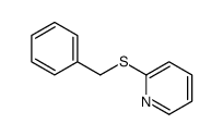 2-benzylsulfanylpyridine Structure