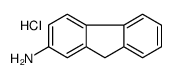 9H-fluoren-2-amine,hydrochloride Structure