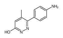 3-(4-aminophenyl)-4-methyl-1H-pyridazin-6-one Structure