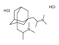 1-[3-[2-(dimethylamino)propyl]-1-adamantyl]-N,N-dimethylpropan-2-amine,dihydrochloride Structure