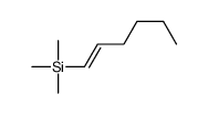 (Z)-1-(Trimethylsilyl)-1-hexene structure