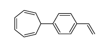 7-(4-ethenylphenyl)cyclohepta-1,3,5-triene Structure