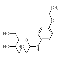 Mannopyranosylamine,N-(p-ethoxyphenyl)-, D- (8CI) structure