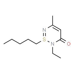 1-lambda-alpha-mu-upsilon-bta-delta-alpha4-1,2,6-Thiadiazin-3(2H)-one,2-ethyl-5-methyl-1-pentyl-(9CI) picture