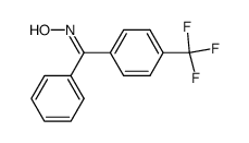 phenyl 4-(trifluoromethyl)phenyl ketone oxime结构式