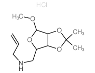 N-[(2-methoxy-7,7-dimethyl-3,6,8-trioxabicyclo[3.3.0]oct-4-yl)methyl]prop-2-en-1-amine Structure