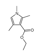 ethyl 1,2,4-trimethyl-1H-pyrrole-3-carboxylate结构式
