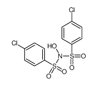 4-chloro-N-(4-chlorophenyl)sulfonyl-N-hydroxybenzenesulfonamide结构式