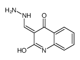 3-(hydrazinylmethylidene)-1H-quinoline-2,4-dione结构式