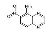 6-nitroquinoxalin-5-amine结构式