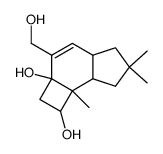 1,2,4a,5,6,7,7a,7b-Octahydro-3-(hydroxymethyl)-6,6,7b-trimethyl-2aH-cyclobut[e]indene-1,2a-diol Structure
