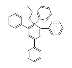 1-ethylsulfanyl-1,2,4,6-tetraphenyl-1λ5-phosphinine Structure