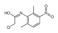 2-chloro-N-(2,6-dimethyl-3-nitrophenyl)acetamide结构式