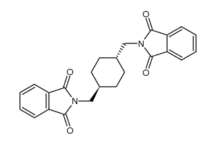 trans-1,4-bis-phthalimidomethyl-cyclohexane结构式