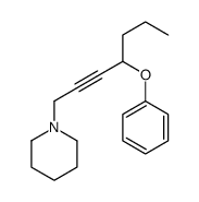 1-(4-phenoxyhept-2-ynyl)piperidine结构式