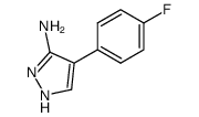 4-(4-FLUOROPHENYL)-1H-PYRAZOL-3-AMINE structure