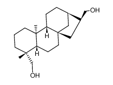 ent-17,19-dihydroxy-16βH-kaurane结构式