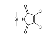 3,4-dichloro-1-trimethylsilylpyrrole-2,5-dione Structure