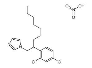 1-[2-(2,4-dichlorophenyl)nonyl]imidazole,nitric acid结构式