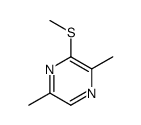 2,5-dimethyl-3-methylsulfanylpyrazine结构式
