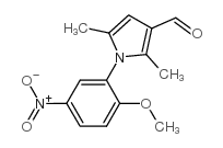 1H-Pyrrole-3-carboxaldehyde,1-(2-methoxy-5-nitrophenyl)-2,5-dimethyl-(9CI)结构式