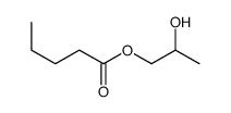 2-hydroxypropyl pentanoate结构式