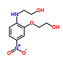 N,O-Di(2-hydroxyethyl)-2-amino-5-nitrophenol Structure