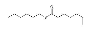 S-hexyl heptanethioate结构式
