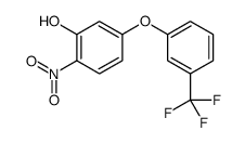 2-nitro-5-[3-(trifluoromethyl)phenoxy]phenol结构式