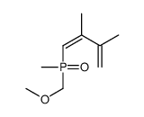 1-[methoxymethyl(methyl)phosphoryl]-2,3-dimethylbuta-1,3-diene Structure