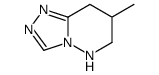 7-methyl-5,6,7,8-tetrahydro-[1,2,4]triazolo[4,3-b]pyridazine Structure