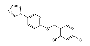 1-[4-[(2,4-dichlorophenyl)methylsulfanyl]phenyl]imidazole结构式