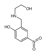 2-[(2-hydroxyethylamino)methyl]-4-nitrophenol Structure