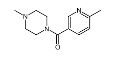(4-methylpiperazin-1-yl)-(6-methylpyridin-3-yl)methanone Structure