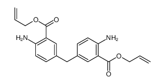 prop-2-enyl 2-amino-5-[(4-amino-3-prop-2-enoxycarbonylphenyl)methyl]benzoate Structure