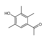 1-(4-hydroxy-2,3,5-trimethylphenyl)ethanone Structure