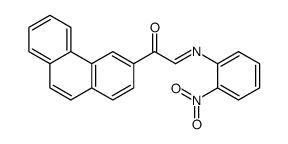 2-(2-nitrophenyl)imino-1-phenanthren-3-ylethanone结构式