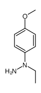 1-ethyl-1-(4-methoxyphenyl)hydrazine结构式