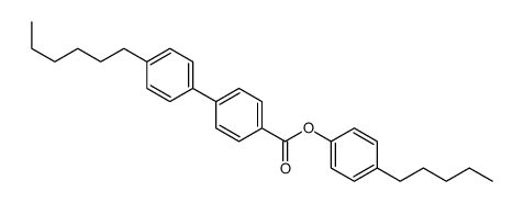 (4-pentylphenyl) 4-(4-hexylphenyl)benzoate Structure